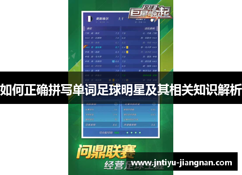如何正确拼写单词足球明星及其相关知识解析